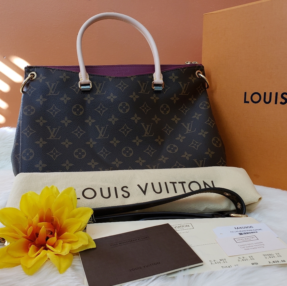 💯% AUTH Louis Vuitton Monogram Pallas MM